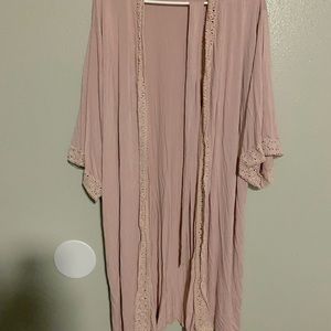 Pink Blush Mauve Robe